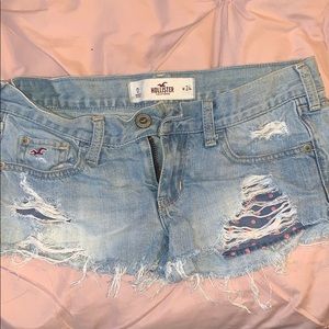 Low Rise Jean Shorts
